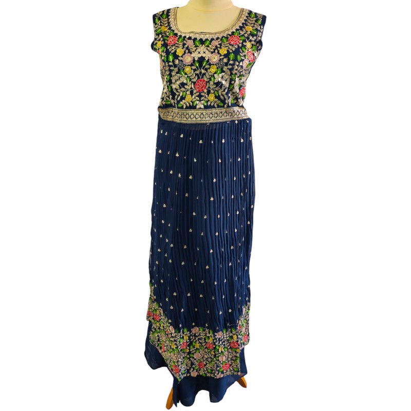 Heavy Crushed Chiffon Kurta with Pant